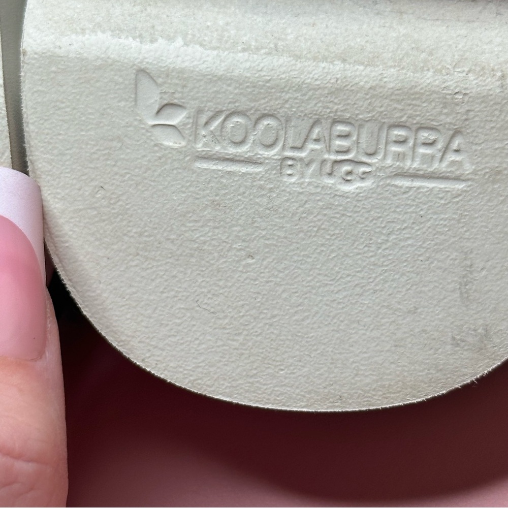 Koolaburra Ugg White & Black Snow Leopard Cheetah Slides - Picture 12 of 13